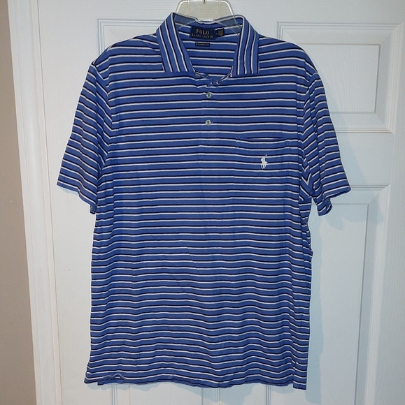 ❤️SALE! POLO RALPH LAUREN Classic Fit Striped Polo Shirt - Picture 2 of 9